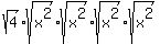 sqrt%284%29%2Asqrt%28x%5E2%29%2Asqrt%28x%5E2%29%2Asqrt%28x%5E2%29%2Asqrt%28x%5E2%29