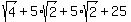 sqrt%284%29%2B5%2Asqrt%282%29%2B5%2Asqrt%282%29%2B25