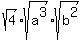 sqrt%284%29+%2A+sqrt%28a%5E3%29+%2A+sqrt%28b%5E2%29