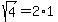 sqrt%284%29+=+2%2A1