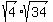 sqrt%284%29sqrt%2834%29