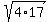 sqrt%284%2A17%29
