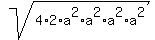 sqrt%284%2A2%2Aa%5E2%2Aa%5E2%2Aa%5E2%2Aa%5E2%29