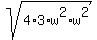 sqrt%284%2A3%2Aw%5E2%2Aw%5E2%29