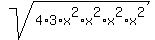 sqrt%284%2A3%2Ax%5E2%2Ax%5E2%2Ax%5E2%2Ax%5E2%29