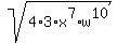 sqrt%284%2A3%2Ax%5E7%2Aw%5E10%29