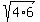 sqrt%284%2A6%29