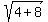 sqrt%284%2B8%29