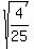 sqrt%284%2F25%29