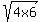 sqrt%284+x+6%29