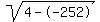 sqrt%284--252%29