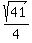 sqrt%2841%29%2F4
