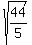 sqrt%2844%2F5%29