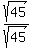 sqrt%2845%29%2Fsqrt%2845%29