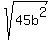 sqrt%2845b%5E2%29