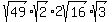 sqrt%2849%29%2Asqrt%282%29%2A2sqrt%2816%29%2Asqrt%283%29