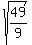 sqrt%2849%2F9%29