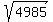 sqrt%284985%29