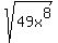 sqrt%2849x%5E8%29