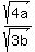sqrt%284a%29%2Fsqrt%283b%29