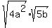 sqrt%284a%5E2%29%2Asqrt%285b%29