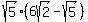sqrt%285%29%286sqrt%282%29-sqrt%285%29%29