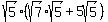 sqrt%285%29%28sqrt%287%29sqrt%285%29%2B5sqrt%285%29%29