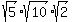 sqrt%285%29%2Asqrt%2810%29%2Asqrt%282%29