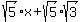sqrt%285%29%2Ax%2Bsqrt%285%29%2Asqrt%283%29