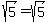 sqrt%285%29=sqrt%285%29