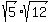 sqrt%285%29+%2A+sqrt%2812%29
