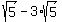 sqrt%285%29-3%2Asqrt%285%29