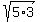 sqrt%285%2A3%29
