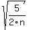 sqrt%285%2F2n%29