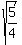 sqrt%285%2F4%29