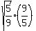 sqrt%285%2F9%29%2A%289%2F5%29