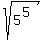 sqrt%285%5E%285%29%29