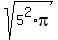 sqrt%285%5E2%2Api%29