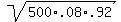 sqrt%28500%2A.08%2A.92%29