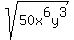 sqrt%2850x%5E6y%5E3%29
