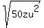 sqrt%2850zu%5E2%29