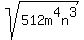 sqrt%28512m%5E4n%5E3%29