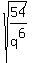 sqrt%2854%2Fq%5E6%29