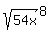 sqrt%2854x%29%5E8