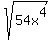 sqrt%2854x%5E4%29