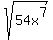 sqrt%2854x%5E7%29