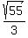 sqrt%2855%29%2F3