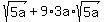 sqrt%285a%29%2B9%2A3a%2Asqrt%285a%29