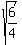sqrt%286%2F4%29