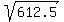 sqrt%28612.5%29